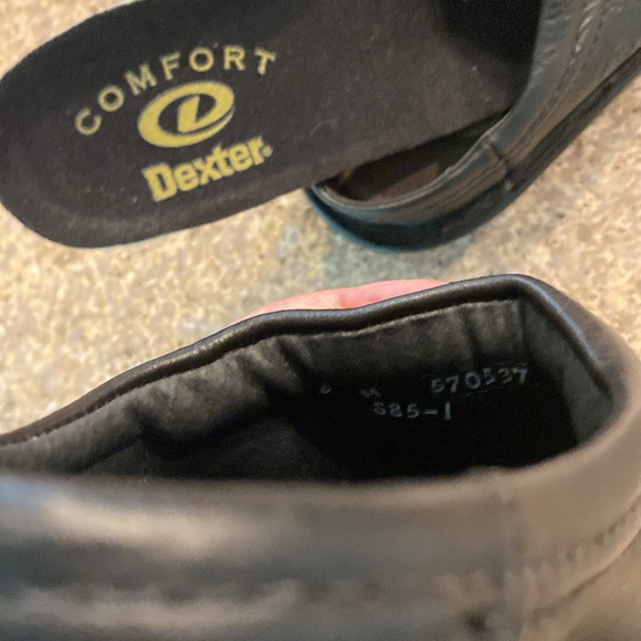 Dexter Comfort Black Slip On Shoes 6M WITH FLAWS - Picture 16 of 17